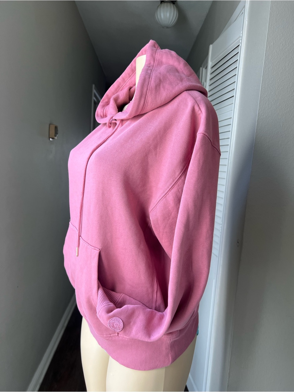 PINK Victoria's Secret Dusty Rose Pullover Hoodie - Picture 2 of 7
